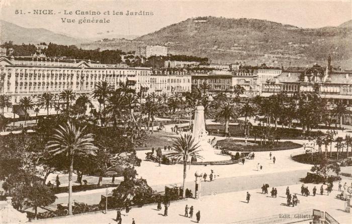 Nice 06 Nizza Le Casino et les Jardins Vue generale