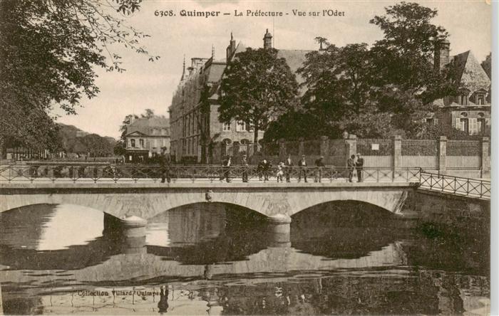 Quimper 29 Finistere La Prefecture Vue sur l'Oder