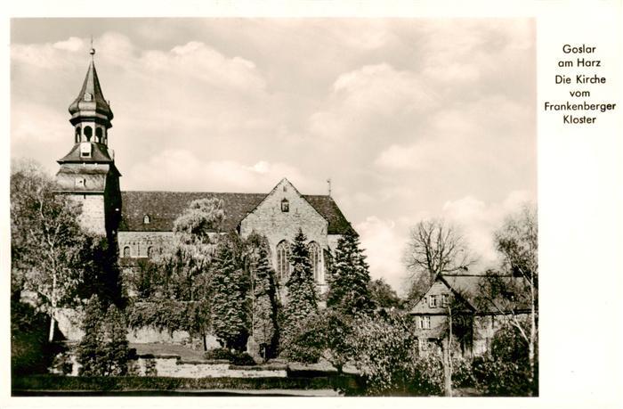 GOSLAR Harz Niedersachsen Die Kirche vom Frankenberger Kloster