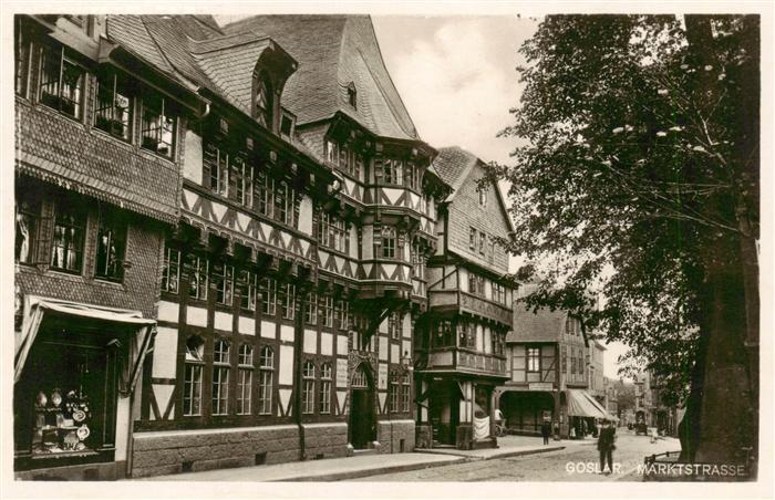 GOSLAR Harz Niedersachsen Marktstrasse