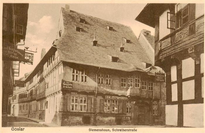 GOSLAR Harz Niedersachsen Schreiberstrasse