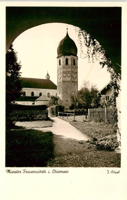 Chiemsee Bayern Muenster Frauenwoerth