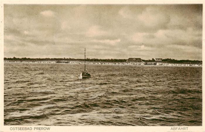 Prerow Ostseebad Panorama Abfahrt