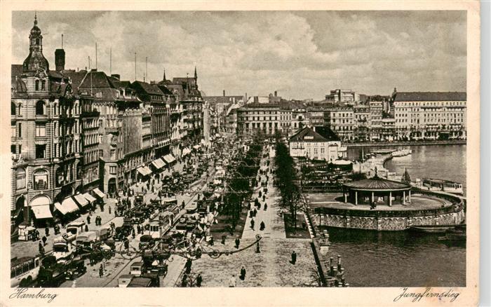 HAMBURG  CITY Jungfernstieg