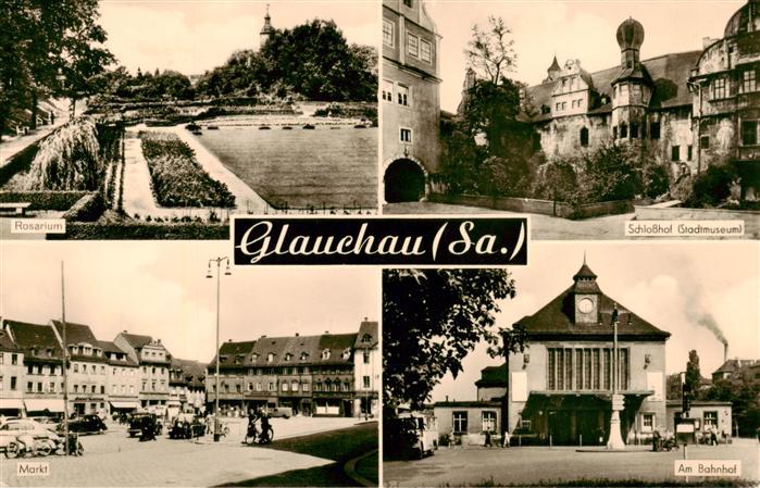 Glauchau Rosarium Schlosshof Markt Am Bahnhof