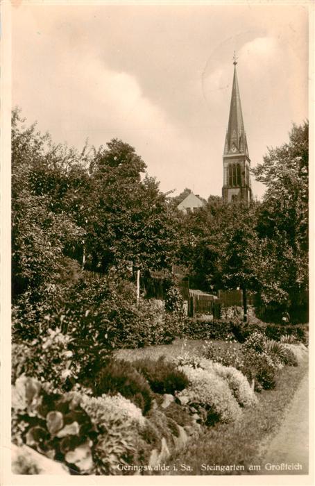 Geringswalde Steingarten im Grossteich
