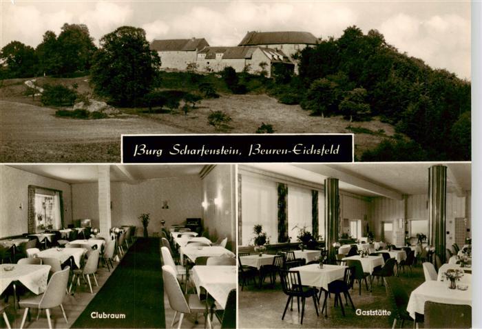 Eichsfeld Duderstadt Burg Scharfenstein Clubraum Gaststaette