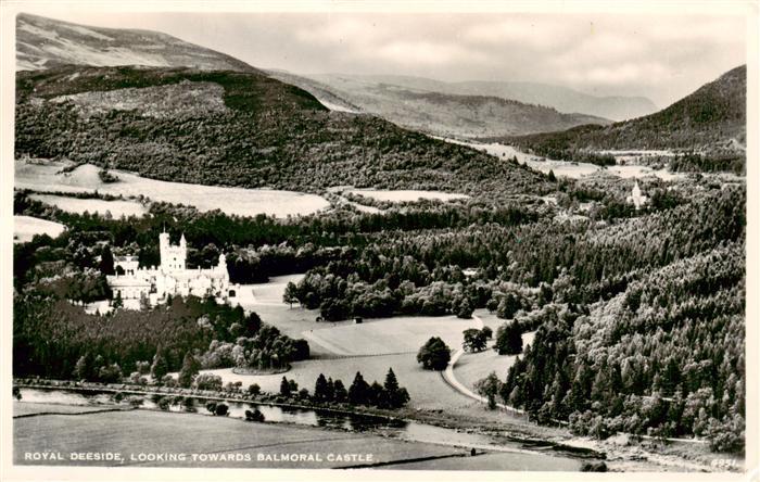 Balmoral Castle Scotland UK Royal Deeside Panorama