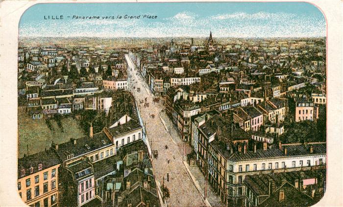Lille 59 Panorama vers la Grand Place