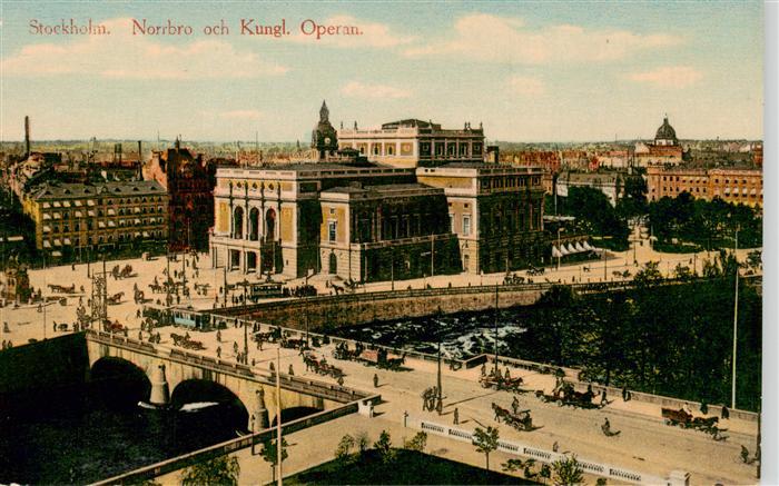 Stockholm Norrbro och Kungl. Operan
