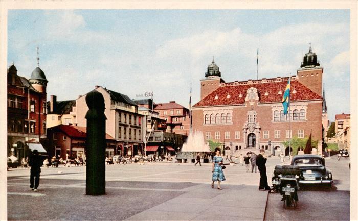 Boras Sweden Stora Torget med Radhuset