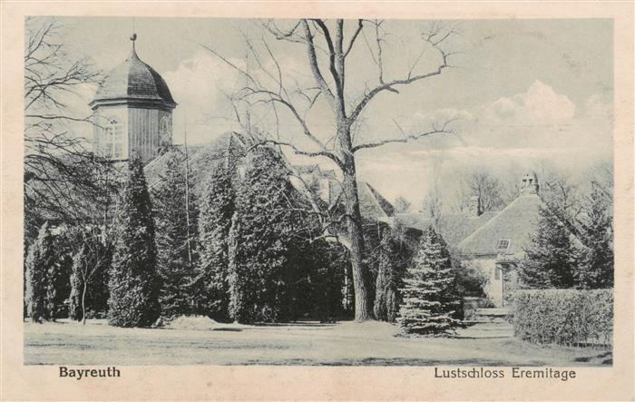 BAYREUTH Bayern Lustschloss Eremitage