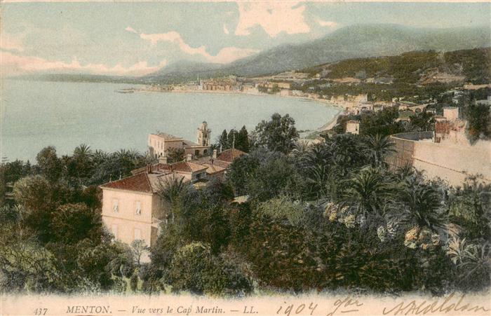 Menton 06 Vue vers le Cap Martin