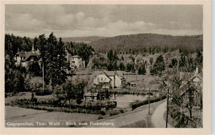 Georgenthal Gotha Blick vom Finkenberg