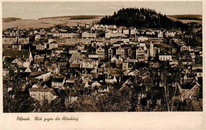 Poessneck Panorama mit Altenburg