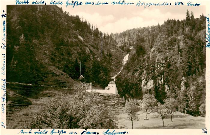 Reit Winkl Kriegerkapelle mti Hausbachtal