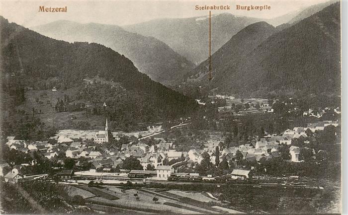 Metzeral Metseral 68 Alsace Steinabrück Burgköpfle