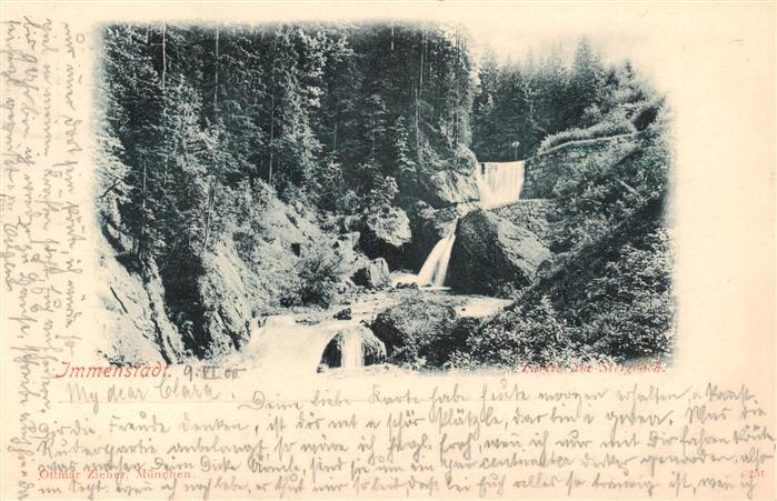 Immenstadt Allgaeu Partie am Steigbach