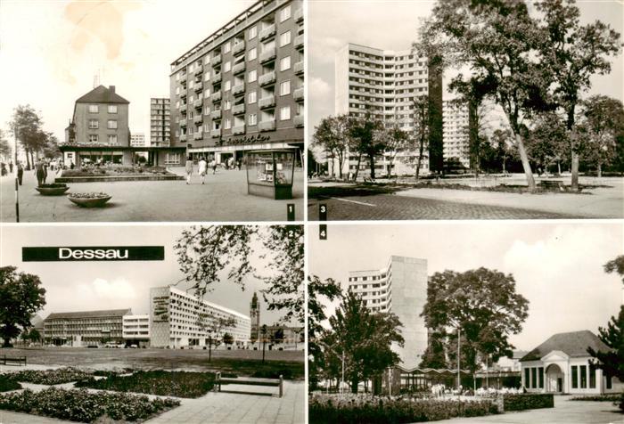 Dessau-Rosslau Wilhelm Pieck Strasse Wohnblock Scheibe Nord Hochhaeuser am Stadt