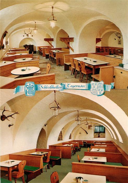 Tegernsee Bayern Schlosskeller Tegernsee Gastraeume