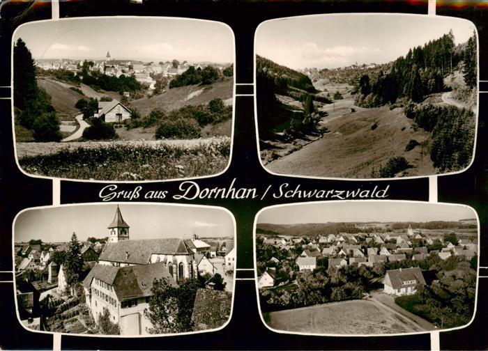Dornhan Panorama Teilansichten Kirche