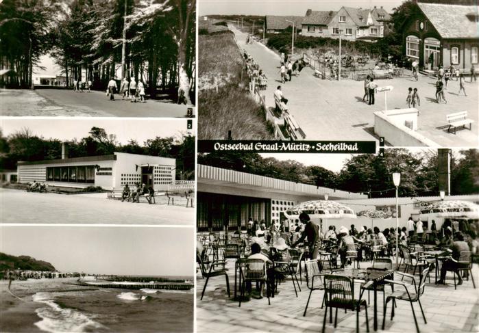 Graal-Mueritz Ostseebad Broiler Gaststaette Milchbar Sestern Cafe Eis Terrasse