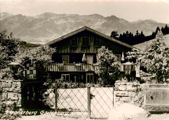 Hindelang Bergherberge Gartenberg