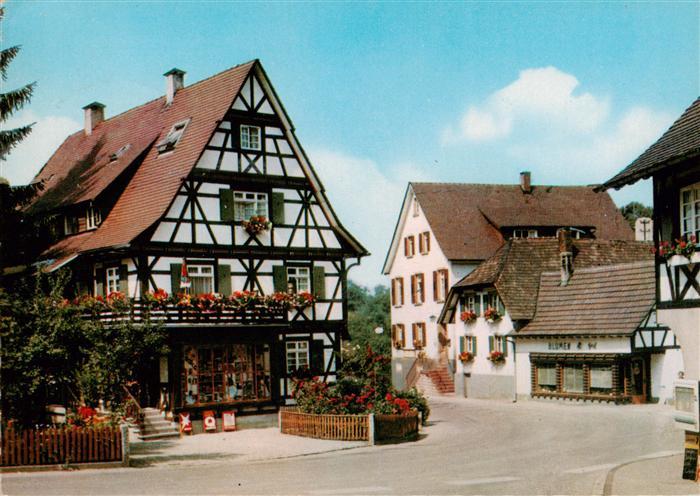 Sasbachwalden Achern Ortenaukreis BW Dorfpartie
