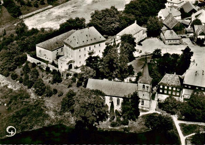 Lichtenfels Bayern Schloss Schney Fliegeraufnahme
