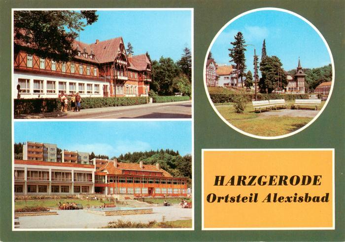 Alexisbad Harz Hotel Linde und Cafe Exquisit Ferienheim Geschwister Scholl Kreis