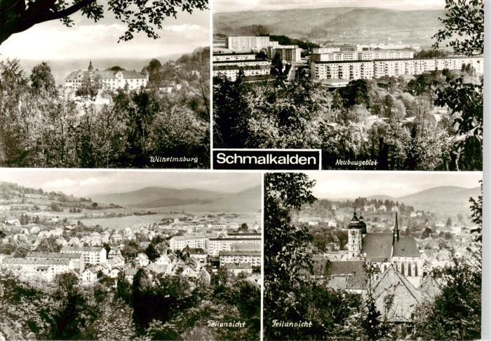 Schmalkalden Thueringen Wilhelmsburg Neubaugebiet Teilansichten