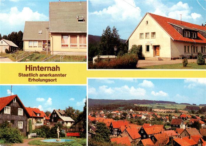 Hinternah Bungalows Ferienheim Friedrich List Parkanlage Blick vom Muehlberg