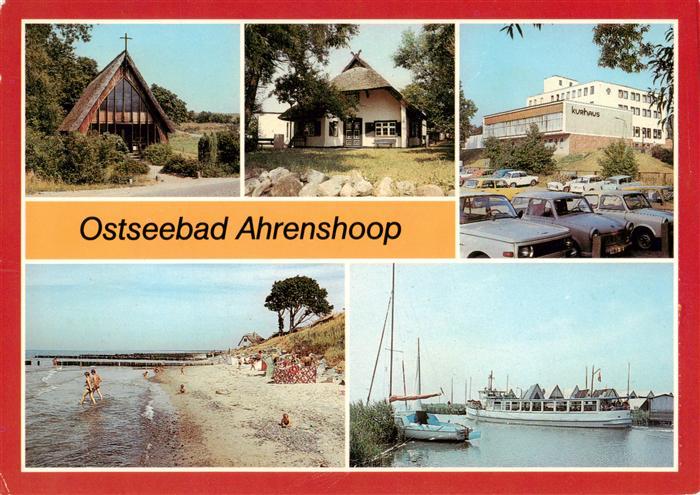 Ahrenshoop Ostseebad Kirche Kunstkaten Kurhaus Strand Hafen