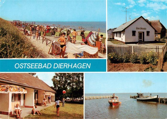 Dierhagen Ostseebad Strand Haus Brandis Bungalow Fischerhafen