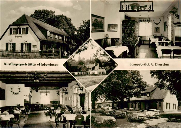 Langebrueck Dresden Ausflugsgaststaette Hofewiese Gastraeume Gartenwirtschaft