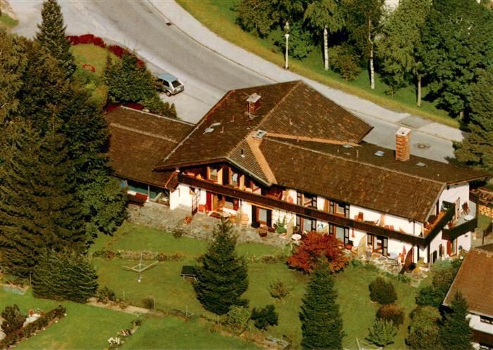 Bayerisch Gmain Hotel Pension Amberger Fliegeraufnahme