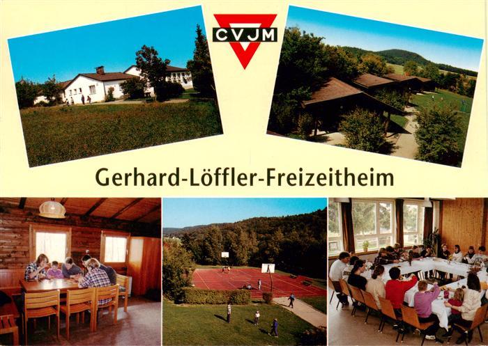 Stierhoefstetten Gerhard Loeffler Freizeitheim Gastraeume Sportplatz Panorama