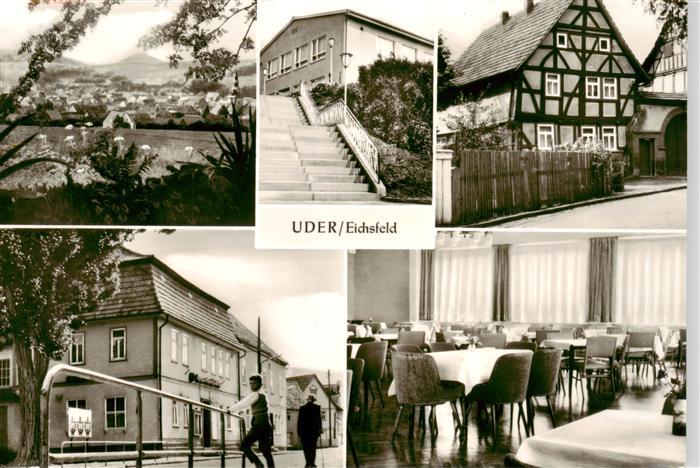 Uder Panorama FDGB Ferienheim Altes Fachwerkhaus Konsum Gaststaette FDGB Ferienh