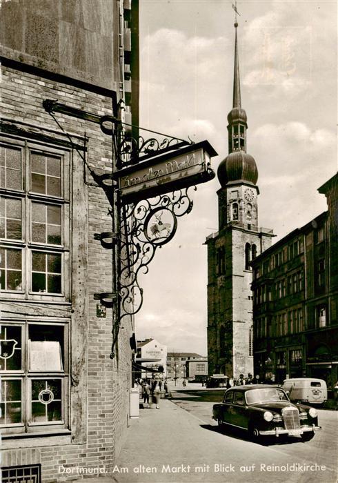 DORTMUND  CITY Am alten Markt mit Blick auf Reinoldikirche