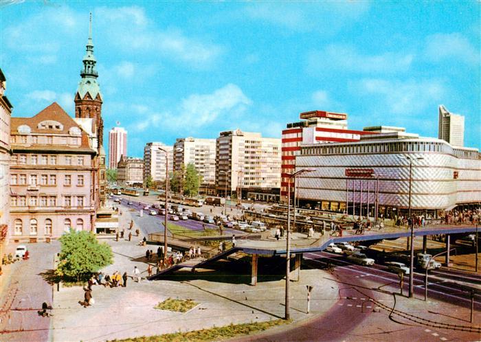 LEIPZIG Sachsen Warenhaus Konsument am Bruehl