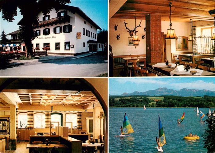 Baierbach Rosenheim Gasthof Pension Glas Gastraeume Simssee