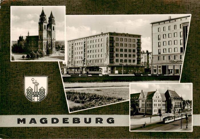 MAGDEBURG  CITY Dom Karl Marx Strasse Kulturhist Museum