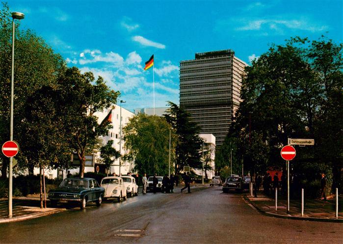 Bonn Rhein Buerohaus des Bundestages im Regierungsviertel