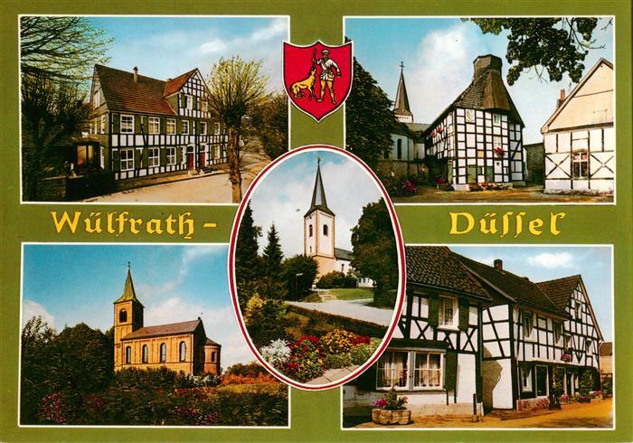 Duessel Fachwerkhaeuser Kirche