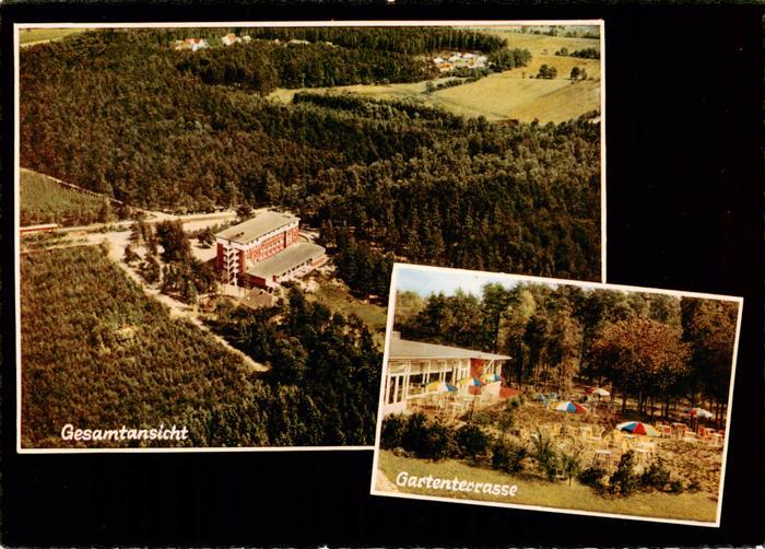 Bad Bramstedt Fliegeraufnahme Kurhotel Gutsmann Gartenterrasse