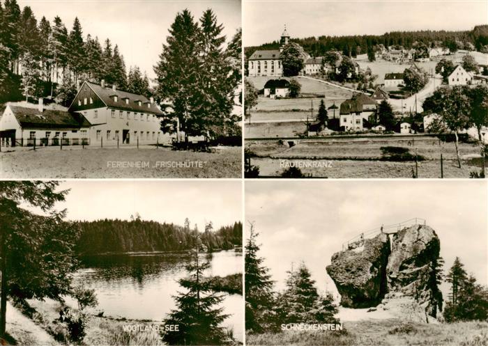 Rautenkranz Vogtland Ferienheim Frischhuette Ortspartie Vogtland See Schreckenst