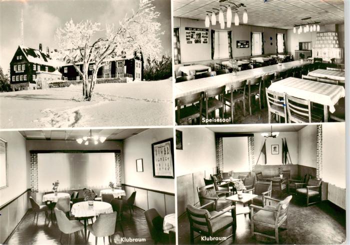 Aschberg  Vogtland Reichenbach Klingenthal III Jugendherberge Klement Gottwald A