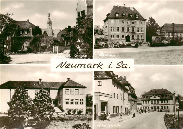 Neumark Sachsen Besigauer Strasse Rathaus Schule Hauptstrasse
