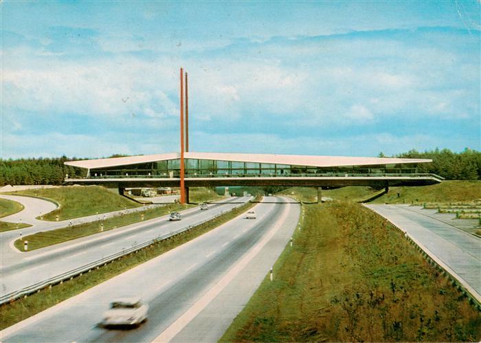 Delmenhorst Niedersachsen Autobahn Brueckenrasthaus Dammer Berge