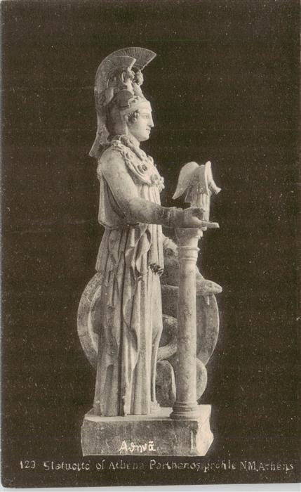 Skulpturen Athena Parthenos N.M. Athens